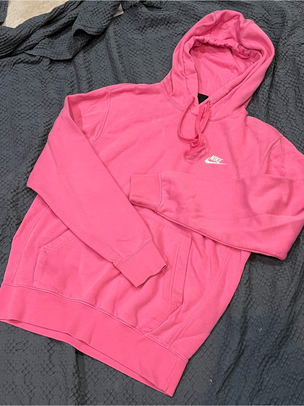 Nike hoodie, pink Nike sweatshirt size small